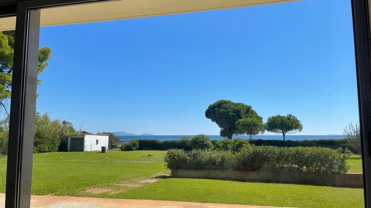 Beachfront Villa Hoopoe Schinias, Marathon Exterior foto