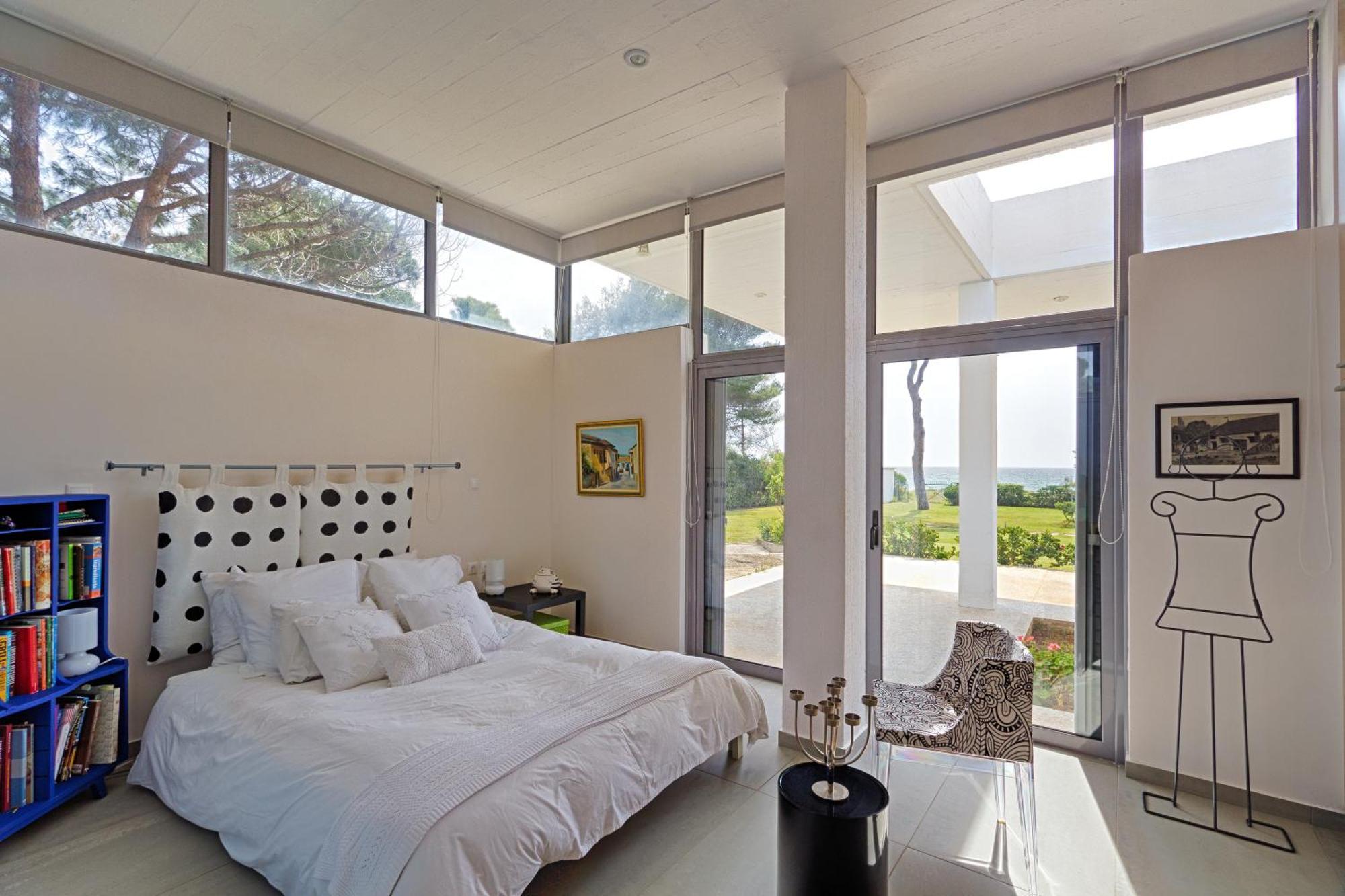 Beachfront Villa Hoopoe Schinias, Marathon Exterior foto
