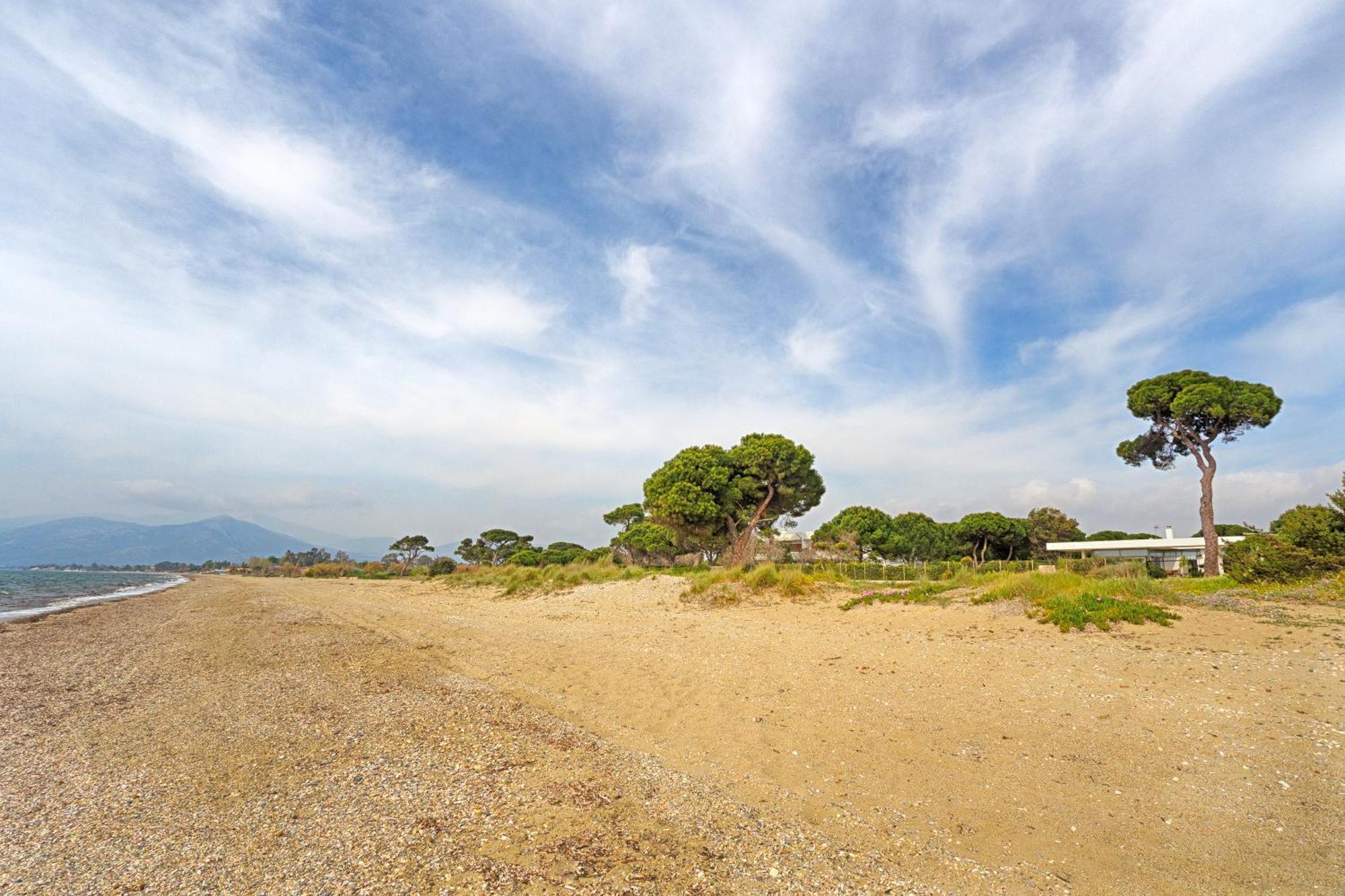 Beachfront Villa Hoopoe Schinias, Marathon Exterior foto
